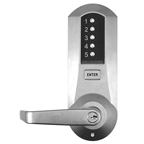 Kaba Simplex 5021XKWL-26D-41 Lever Mechanical Pushbutton Lock Key Bypass Cylindrical
